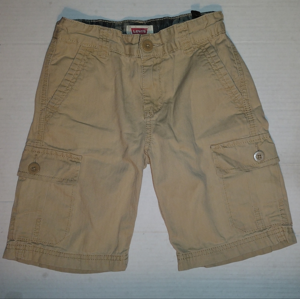 Boys Vintage Levi's Cargo Khaki Shorts